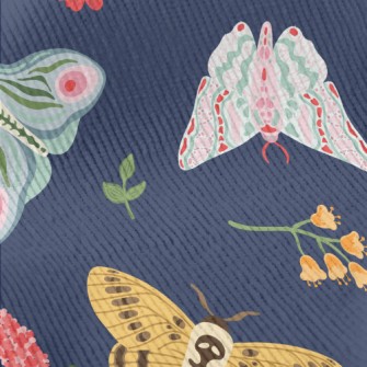 Artistic Doodle Butterfly Standard Corduroy