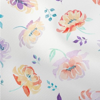 Colorful Watercolor Roses Dobby