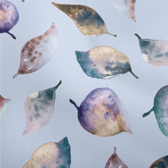 Colorful Watercolor Leaves Dobby