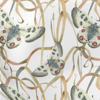 Watercolor Meadow Butterfly Stretch Ponte