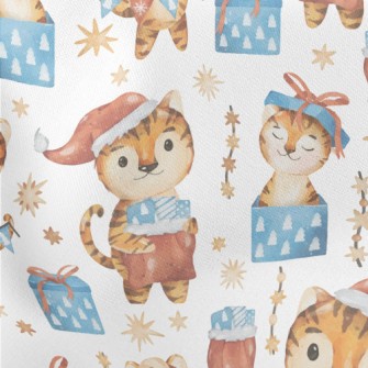 Merry Christmas Little Tiger Stretch Ponte