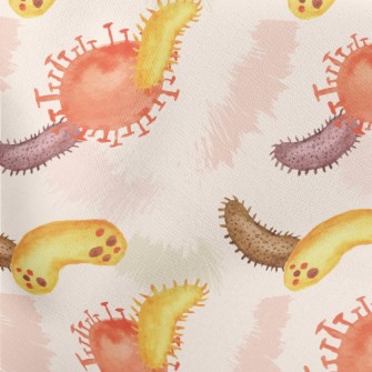 Hand Drawn Colorful Bacteria Stretch Ponte