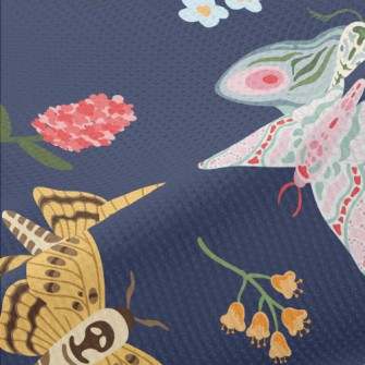 Artistic Doodle Butterfly Piqué