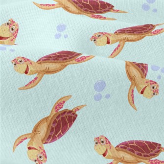 Happy Cartoon Turtle Modern Jersey