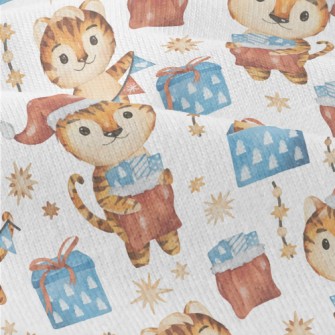 Merry Christmas Little Tiger Modern Jersey