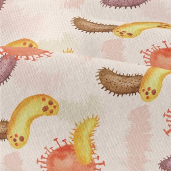 Hand Drawn Colorful Bacteria Modern Jersey