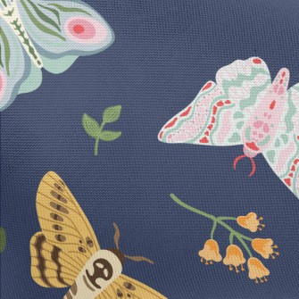 Artistic Doodle Butterfly Pongee