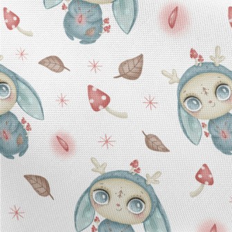 Hand Drawn Fantasy Elves Pongee