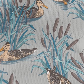 Hand Drawn Wild Duck Stretch Jersey