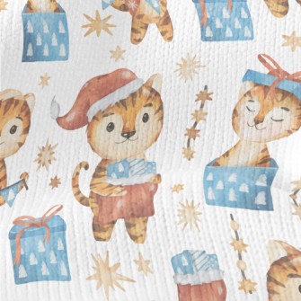Merry Christmas Little Tiger Stretch Jersey