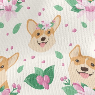 Happy Smiling Shiba Inu Stretch Jersey