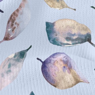 Colorful Watercolor Leaves Stretch Jersey