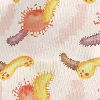Hand Drawn Colorful Bacteria Stretch Jersey
