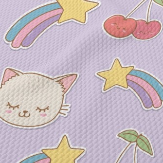 Love Glasses Cat Birdseye Piqué