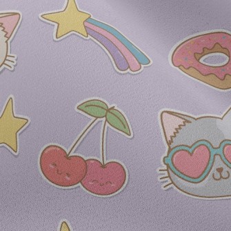 Love Glasses Cat Chiffon