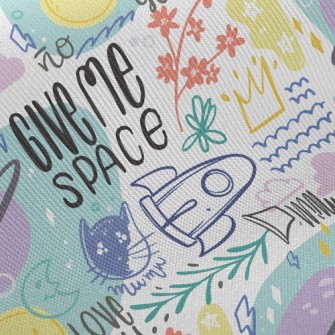 Fantasy Space Cat Twill