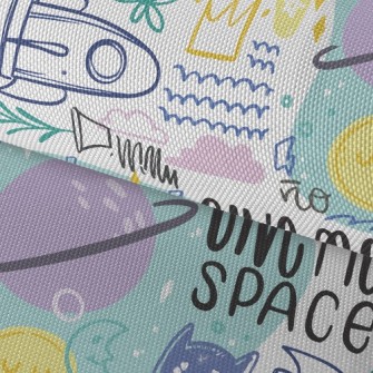 Fantasy Space Cat Waterproof Oxford