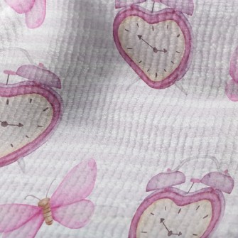 Watercolor Butterfly Alarm Clo Terry