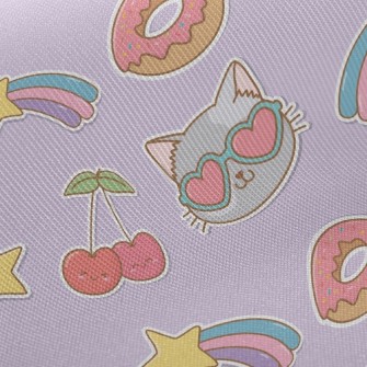 Love Glasses Cat Twill