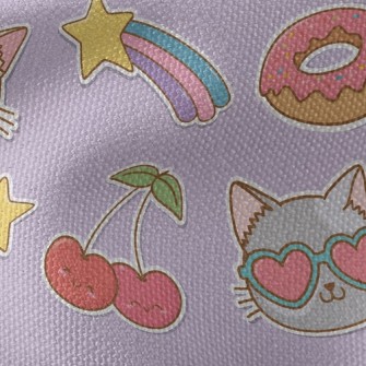 Love Glasses Cat Waterproof Canvas