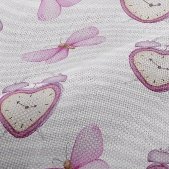 Watercolor Butterfly Alarm Clo Performance Linen
