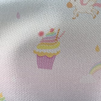 Fantasy Gradient Unicorn Waterproof Canvas