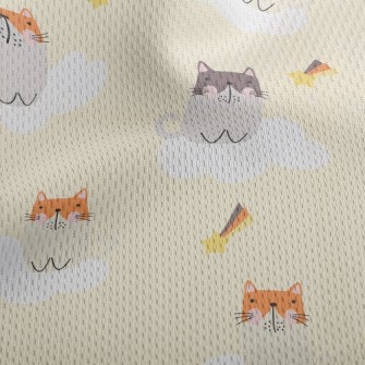 Meteor Cloud Cat Athletic Mesh Flat Back