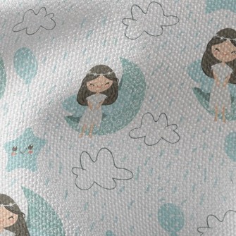 Goddess Of Stars And Moon Waterproof Canvas