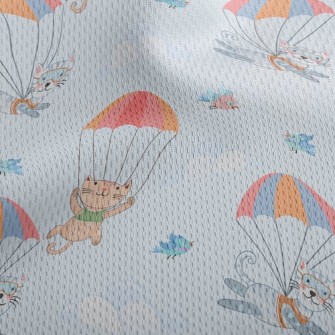 Glider Cat Athletic Mesh Flat Back