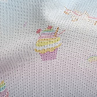 Fantasy Gradient Unicorn Athletic Mesh Flat Back