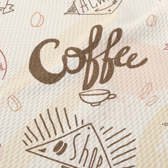Advertising Coffee Text Birdseye Piqué