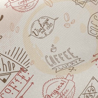 Advertising Coffee Text Twill