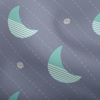 Diagonal Striped Crescent Moon Dobby