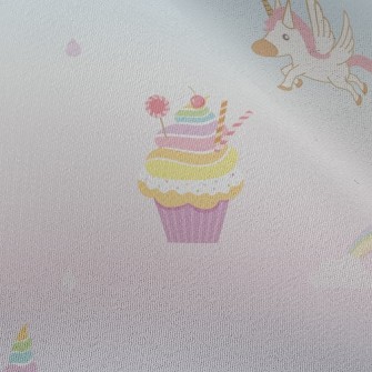Fantasy Gradient Unicorn Chiffon