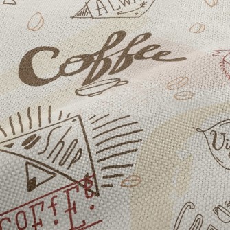 Advertising Coffee Text Performance Linen