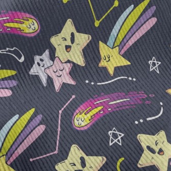 Winking Emoticon Shooting Star Standard Corduroy
