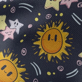 Sun And Stars Family Waterproof Canvas