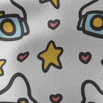 Childlike And Cute Camera Waterproof Canvas