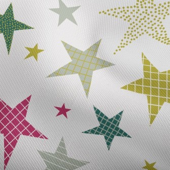 Plaid Dotted With Stars Dobby