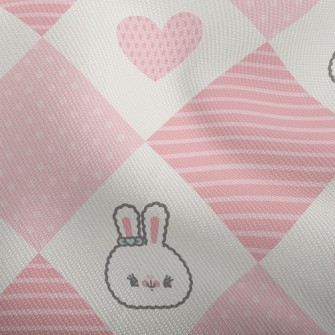 Plaid Love Rabbit Dobby