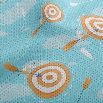 Target Arrow Man Athletic Mesh Flat Back