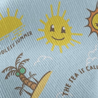 Summer Seaside Vacation Standard Corduroy