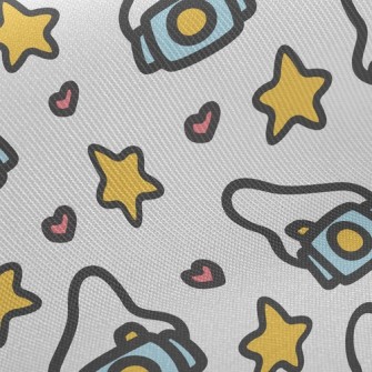 Childlike And Cute Camera Twill