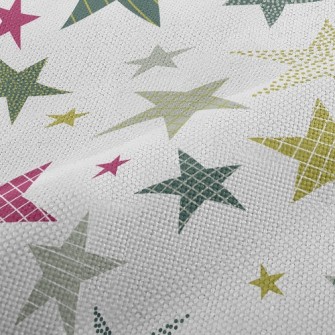Plaid Dotted With Stars Performance Linen