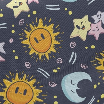 Sun And Stars Family Twill