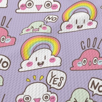 Conversation Mode Cloud Birdseye Piqué