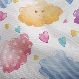 Watercolor Colorful Clouds Dobby