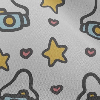 Childlike And Cute Camera Chiffon