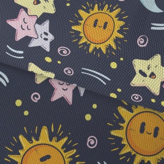 Sun And Stars Family Waterproof Oxford
