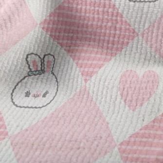 Plaid Love Rabbit Terry